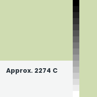 Color chip: Approx. 2274 C