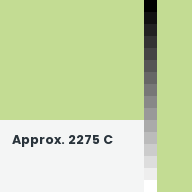 Color chip: Approx. 2275 C