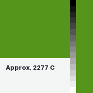 Color chip: Approx. 2277 C