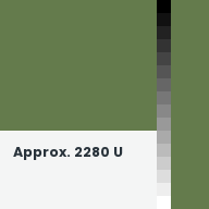 Color chip: Approx. 2280 U