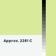 Color chip: Approx. 2281 C