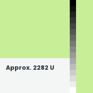 Color chip: Approx. 2282 U