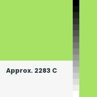 Color chip: Approx. 2283 C