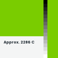 Color chip: Approx. 2286 C