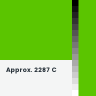 Color chip: Approx. 2287 C