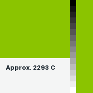 Color chip: Approx. 2293 C