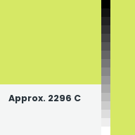 Color chip: Approx. 2296 C