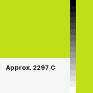 Color chip: Approx. 2297 C