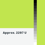 Color chip: Approx. 2297 U