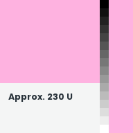 Color chip: Approx. 230 U
