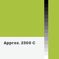 Color chip: Approx. 2300 C