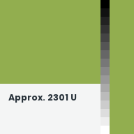 Color chip: Approx. 2301 U