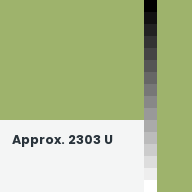 Color chip: Approx. 2303 U