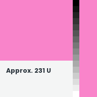 Color chip: Approx. 231 U