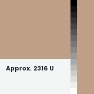 Color chip: Approx. 2316 U