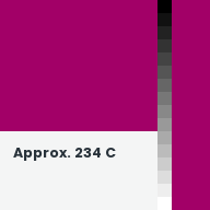 Color chip: Approx. 234 C