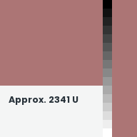Color chip: Approx. 2341 U