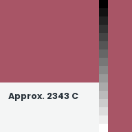 Color chip: Approx. 2343 C