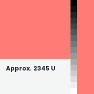 Color chip: Approx. 2345 U