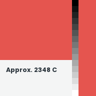 Color chip: Approx. 2348 C
