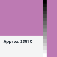 Color chip: Approx. 2351 C