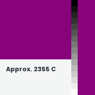 Color chip: Approx. 2355 C