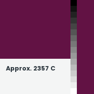 Color chip: Approx. 2357 C
