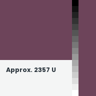Color chip: Approx. 2357 U