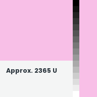 Color chip: Approx. 2365 U