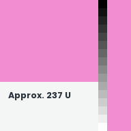 Color chip: Approx. 237 U