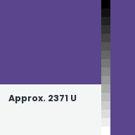 Color chip: Approx. 2371 U