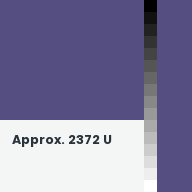 Color chip: Approx. 2372 U