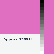 Color chip: Approx. 2385 U