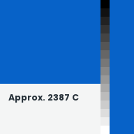 Color chip: Approx. 2387 C