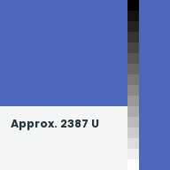 Color chip: Approx. 2387 U