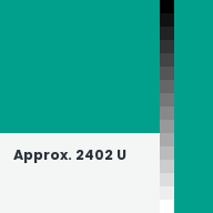Color chip: Approx. 2402 U