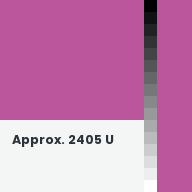 Color chip: Approx. 2405 U