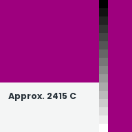 Color chip: Approx. 2415 C