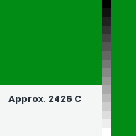 Color chip: Approx. 2426 C