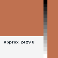 Color chip: Approx. 2429 U