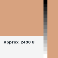 Color chip: Approx. 2430 U