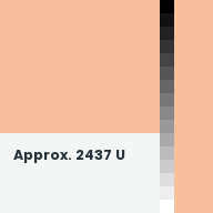 Color chip: Approx. 2437 U