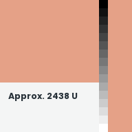 Color chip: Approx. 2438 U