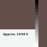 Color chip: Approx. 2449 U
