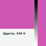 Color chip: Approx. 246 U