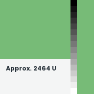 Color chip: Approx. 2464 U