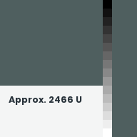 Color chip: Approx. 2466 U