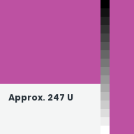 Color chip: Approx. 247 U