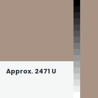 Color chip: Approx. 2471 U