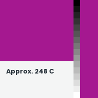 Color chip: Approx. 248 C